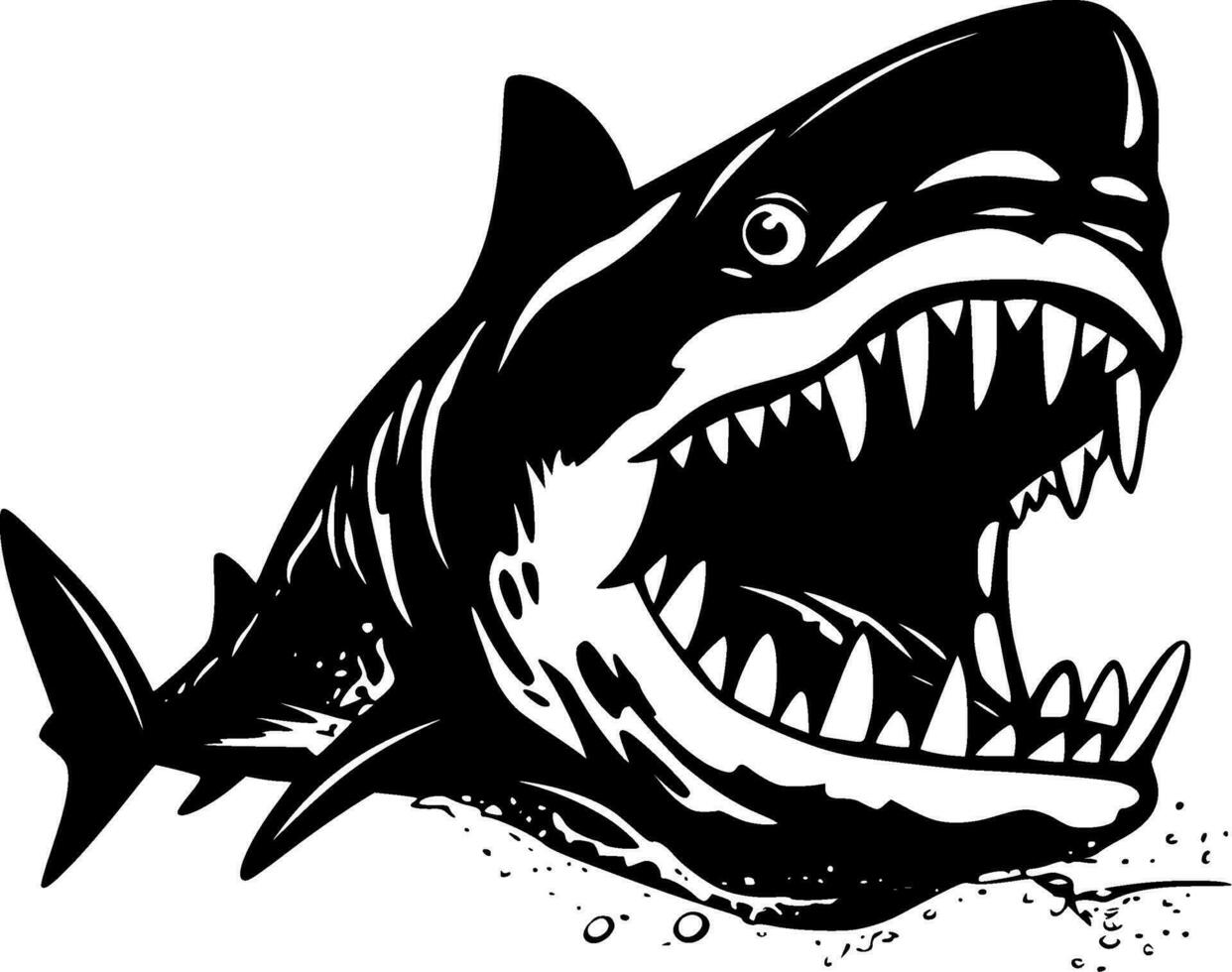 Shark - High Quality Vector Logo - Vector illustration ideal for T-shirt graphic