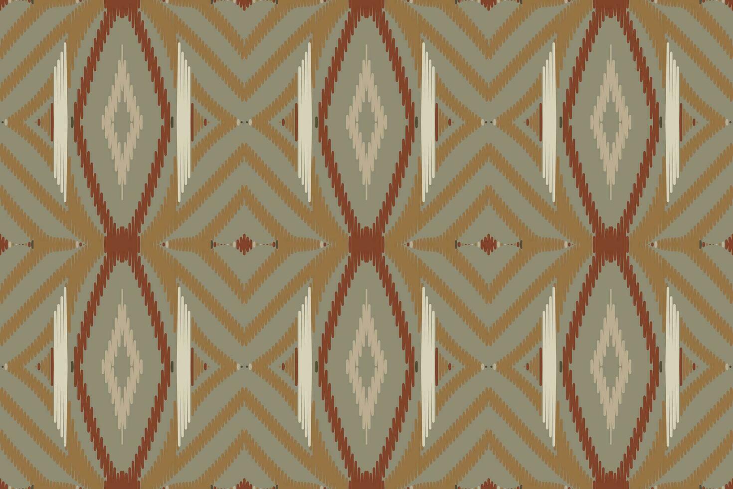 Ikat Paisley Pattern Embroidery Background. Ikat Design Geometric Ethnic Oriental Pattern traditional.aztec Style Abstract Vector illustration.design for Texture,fabric,clothing,wrapping,sarong.