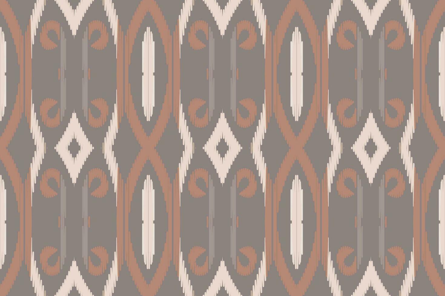 Motif Ikat Seamless Pattern Embroidery Background. Ikat Damask Geometric Ethnic Oriental Pattern traditional.aztec Style Abstract Vector design for Texture,fabric,clothing,wrapping,sarong.