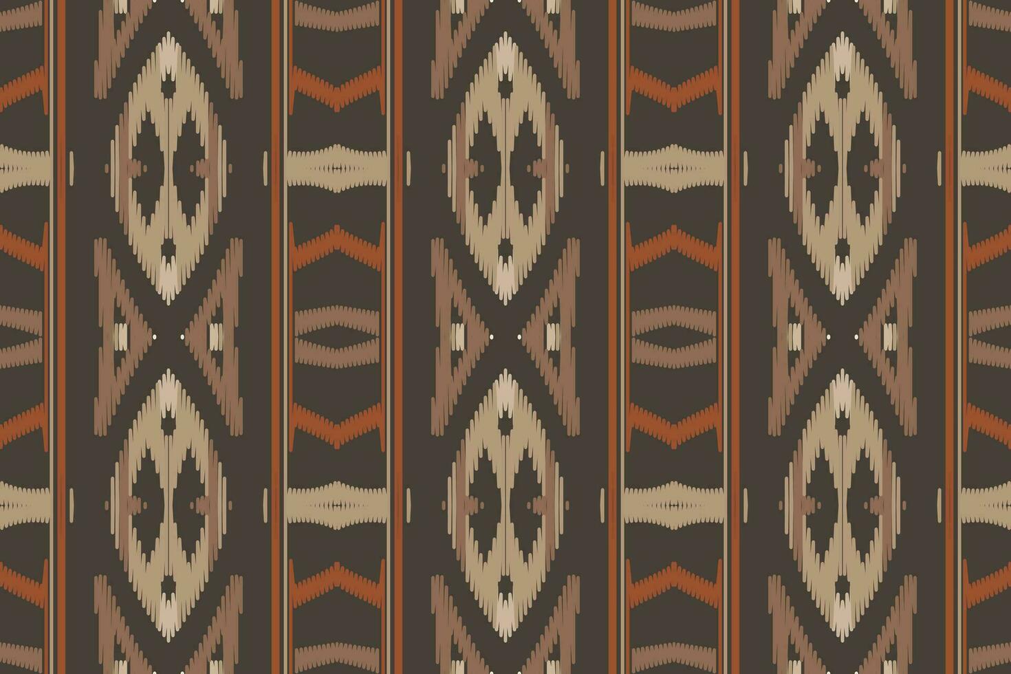 ikat sin costura modelo bordado antecedentes. ikat diseño geométrico étnico oriental modelo tradicional. ikat azteca estilo resumen diseño para impresión textura,tela,sari,sari,alfombra. vector