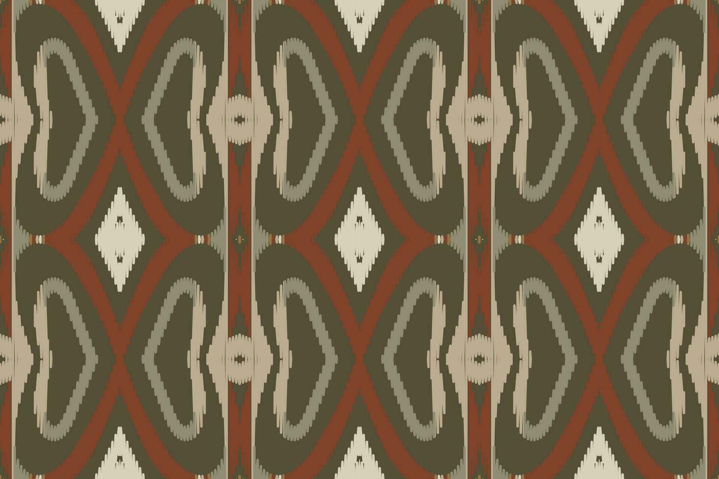 ikat tela cachemir bordado antecedentes. ikat impresión geométrico étnico oriental modelo tradicional. ikat azteca estilo resumen diseño para impresión textura,tela,sari,sari,alfombra. vector