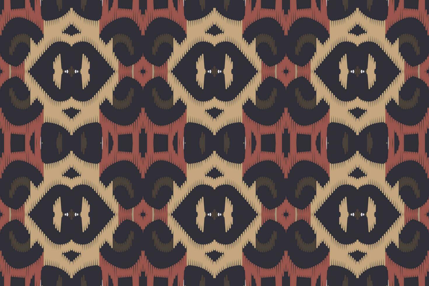 Motif Ikat Paisley Embroidery Background. Ikat Vector Geometric Ethnic Oriental Pattern Traditional. Ikat Aztec Style Abstract Design for Print Texture,fabric,saree,sari,carpet.