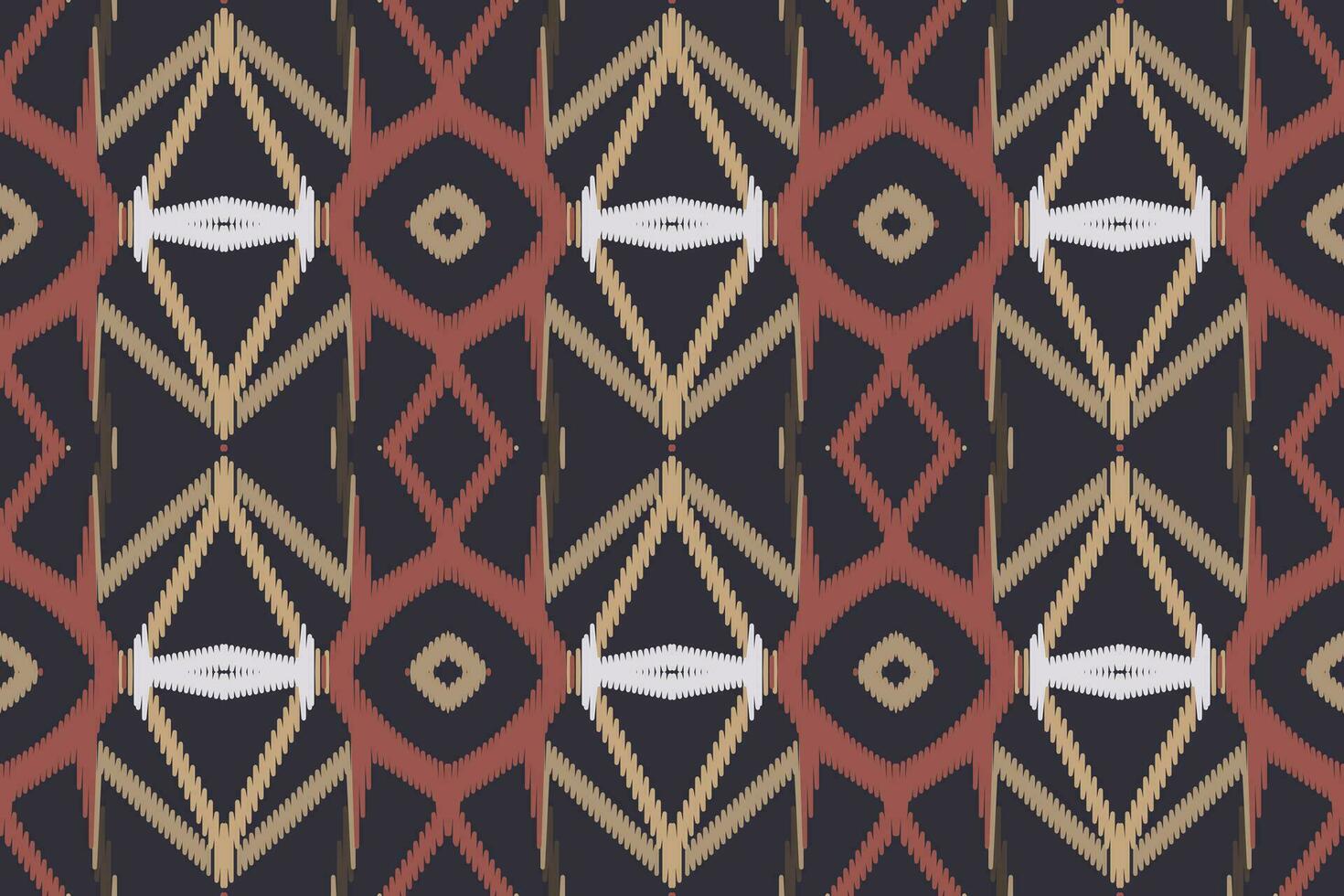 Motif Ikat Paisley Embroidery Background. Ikat Stripe Geometric Ethnic Oriental Pattern Traditional. Ikat Aztec Style Abstract Design for Print Texture,fabric,saree,sari,carpet. vector