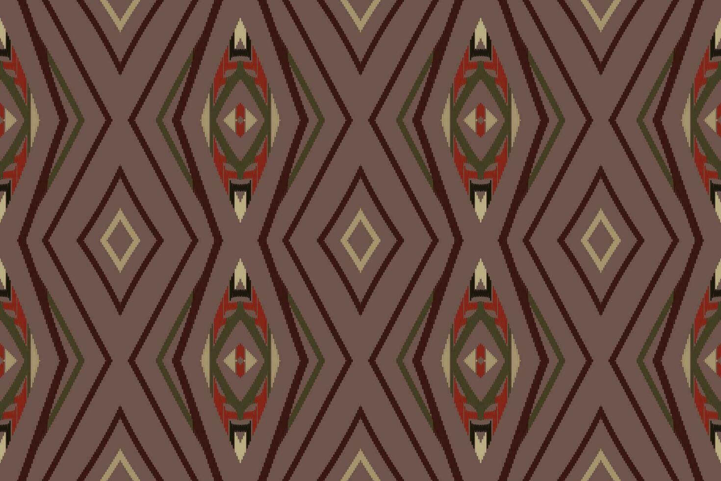 ikat floral cachemir bordado antecedentes. ikat sin costura geométrico étnico oriental modelo tradicional.azteca estilo resumen vector ilustración.diseño para textura,tela,ropa,envoltura,pareo.