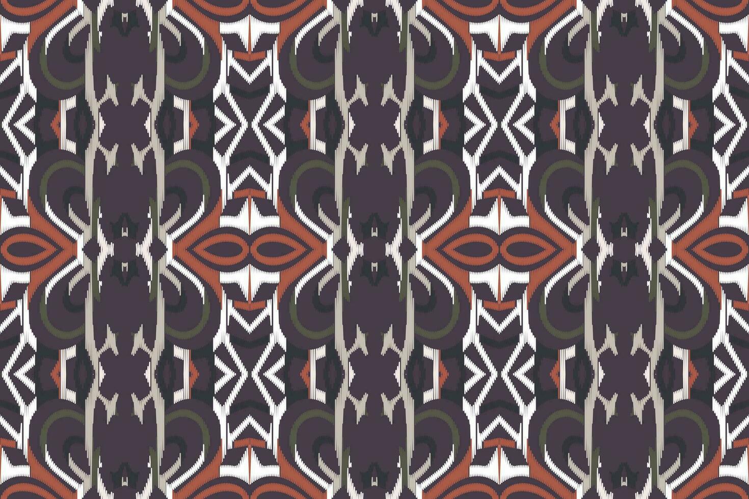 ikat damasco cachemir bordado antecedentes. ikat modelo geométrico étnico oriental modelo tradicional.azteca estilo resumen vector ilustración.diseño para textura,tela,ropa,envoltura,pareo.