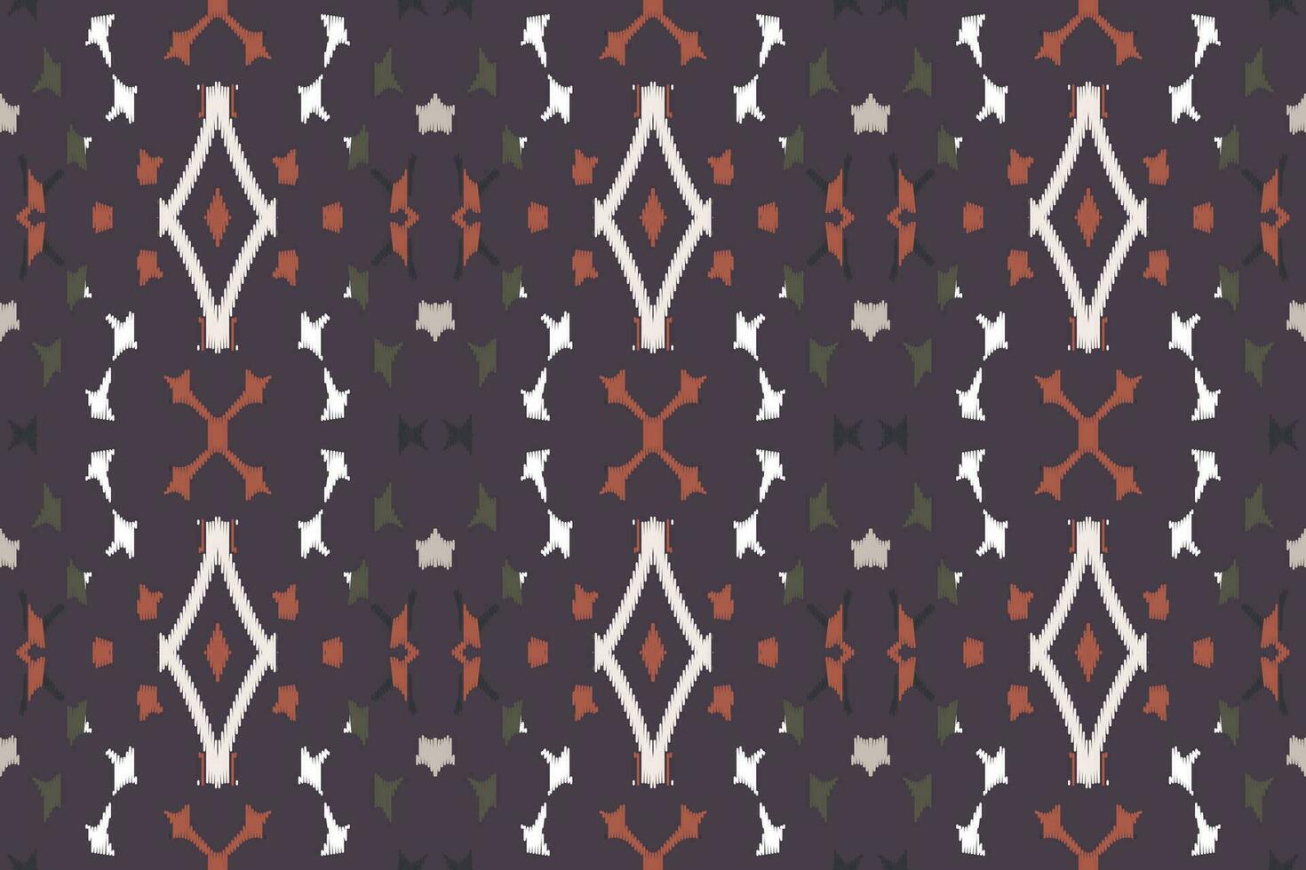Ikat Damask Paisley Embroidery Background. Ikat Pattern Geometric Ethnic Oriental Pattern Traditional. Ikat Aztec Style Abstract Design for Print Texture,fabric,saree,sari,carpet. vector