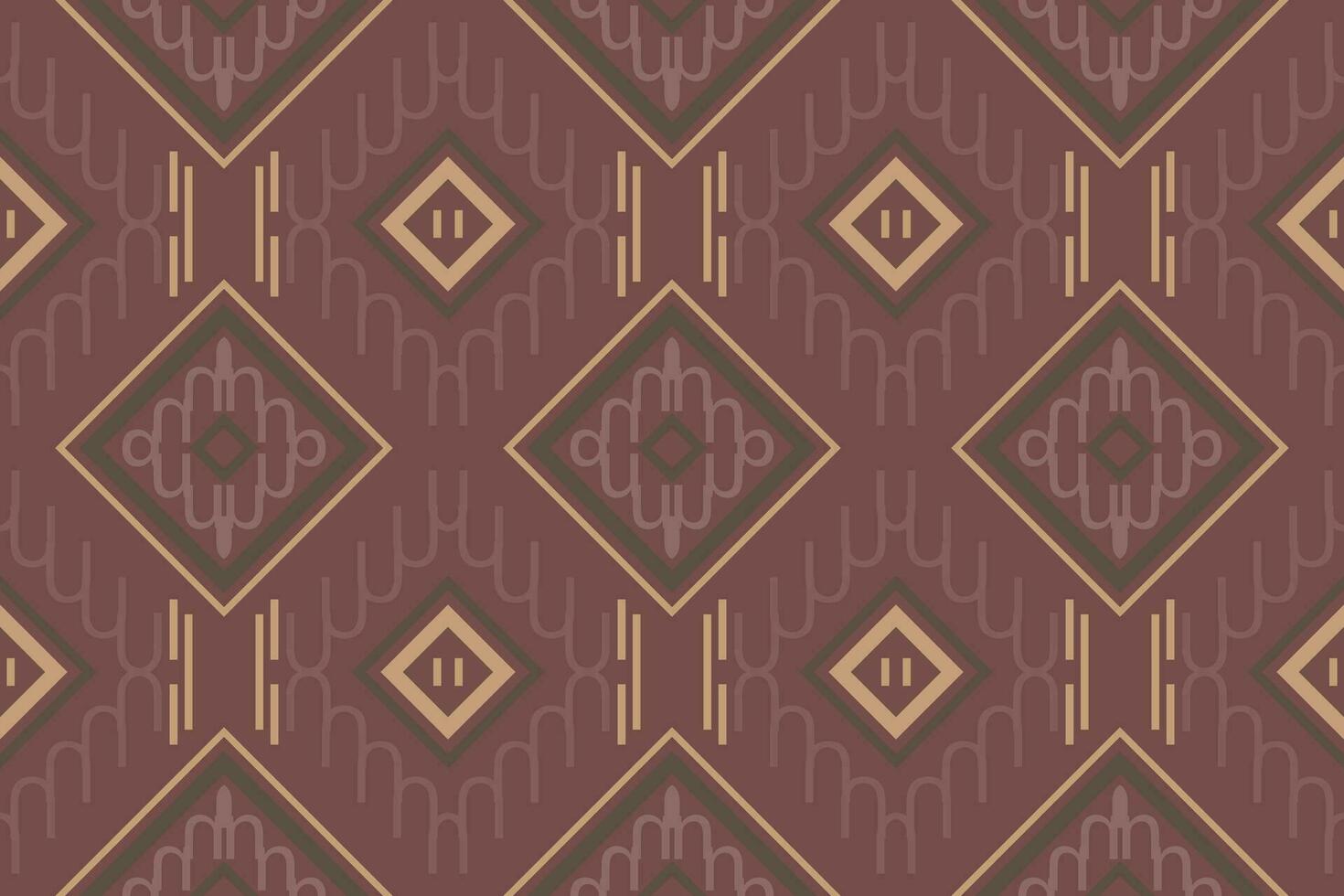 Simple ethnic design drawing. Traditional ethnic patterns vectors It is a pattern created by combining geometric shapes. Create beautiful fabric patterns. Design for print.