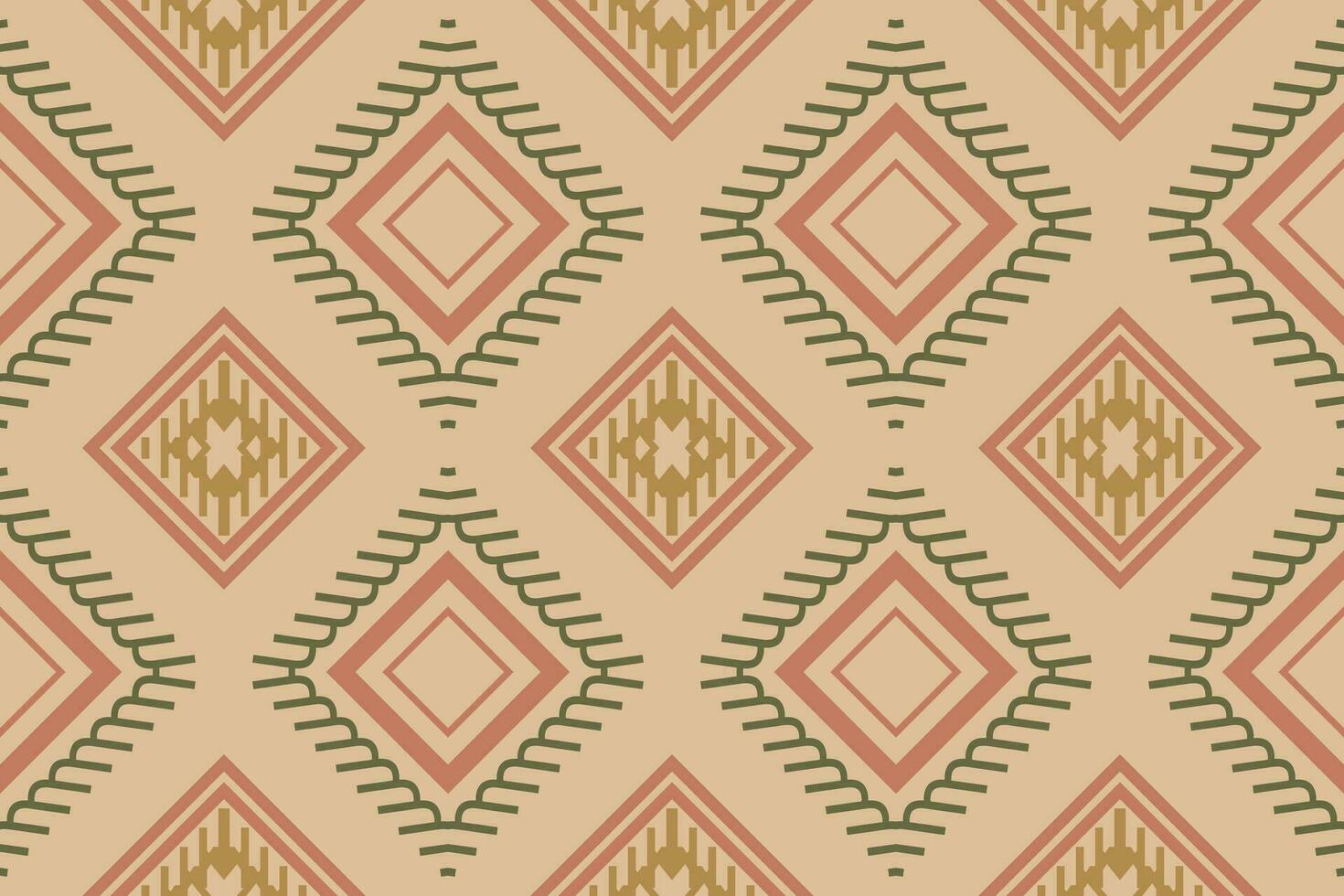 Ethnic pattern wallpaper. Geometric ethnic pattern traditional Design It is a pattern created by combining geometric shapes. Create beautiful fabric patterns. Design for print. vector