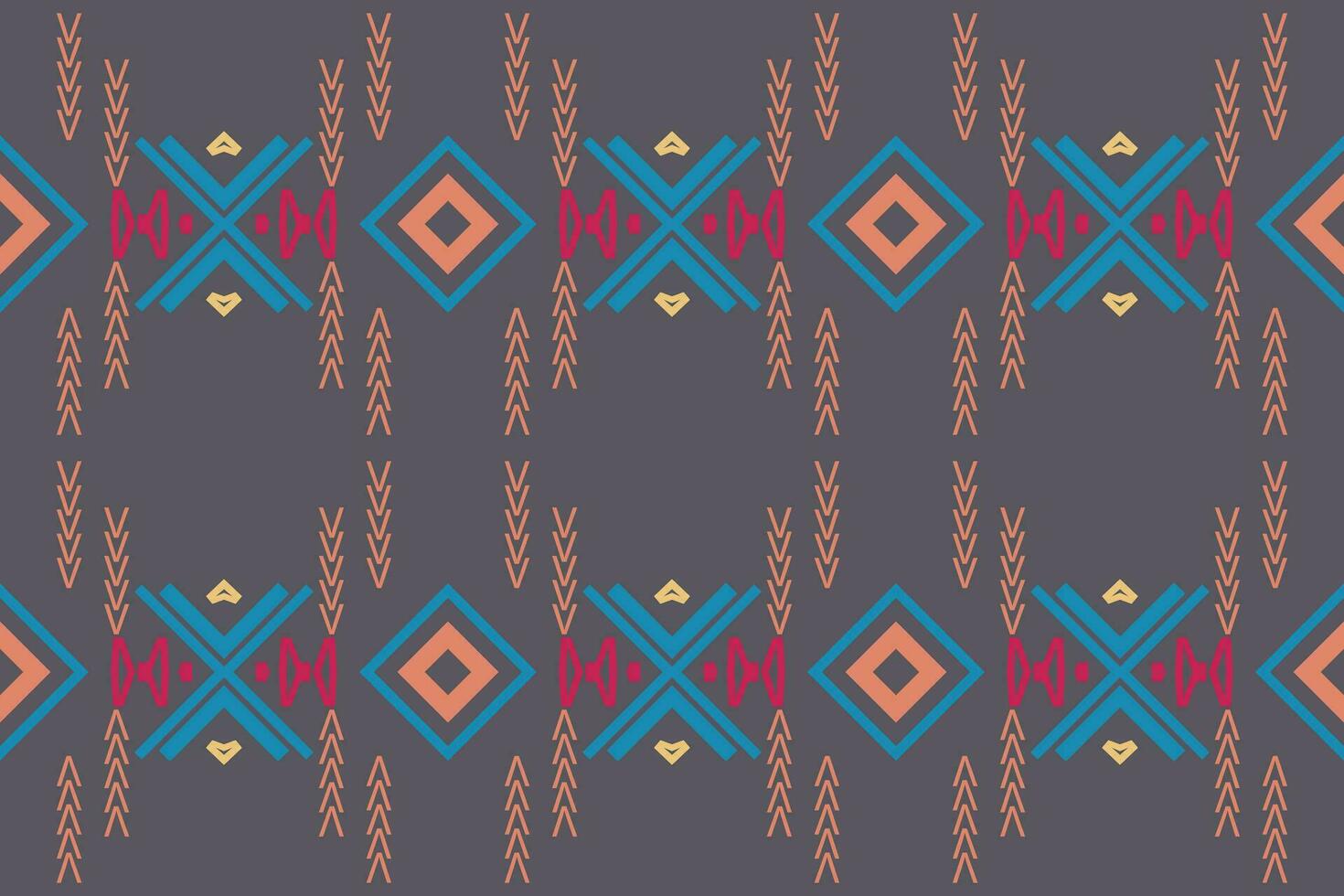 Ethnic pattern background. traditional patterned old saree dress design It is a pattern created by combining geometric shapes. Create beautiful fabric patterns. Design for print. vector