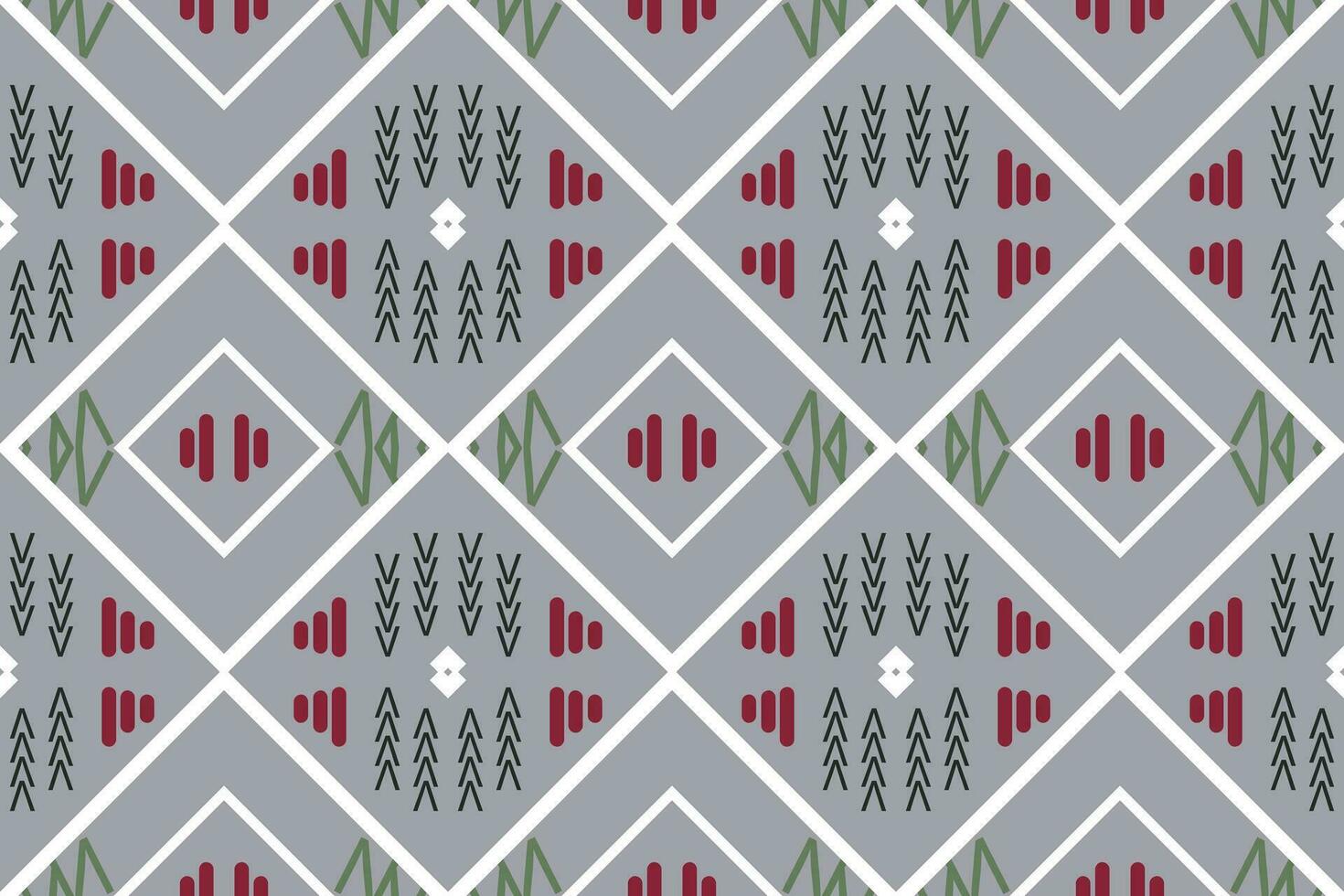 Simple ethnic design. Geometric ethnic pattern traditional Design It is a pattern created by combining geometric shapes. Create beautiful fabric patterns. Design for print. vector