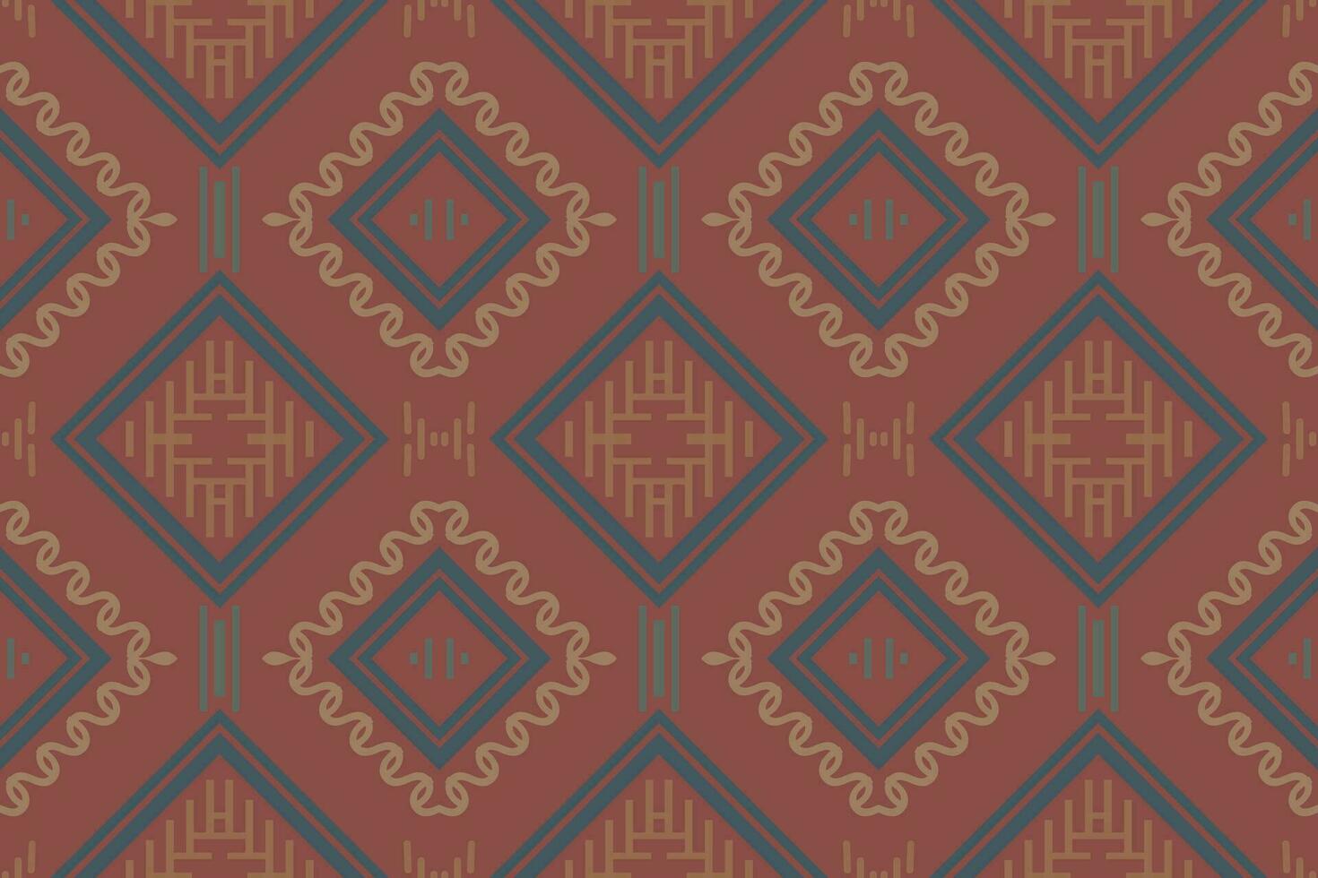 Simple ethnic design in the Philippines. traditional patterned carpets It is a pattern created by combining geometric shapes. Create beautiful fabric patterns. Design for print. vector