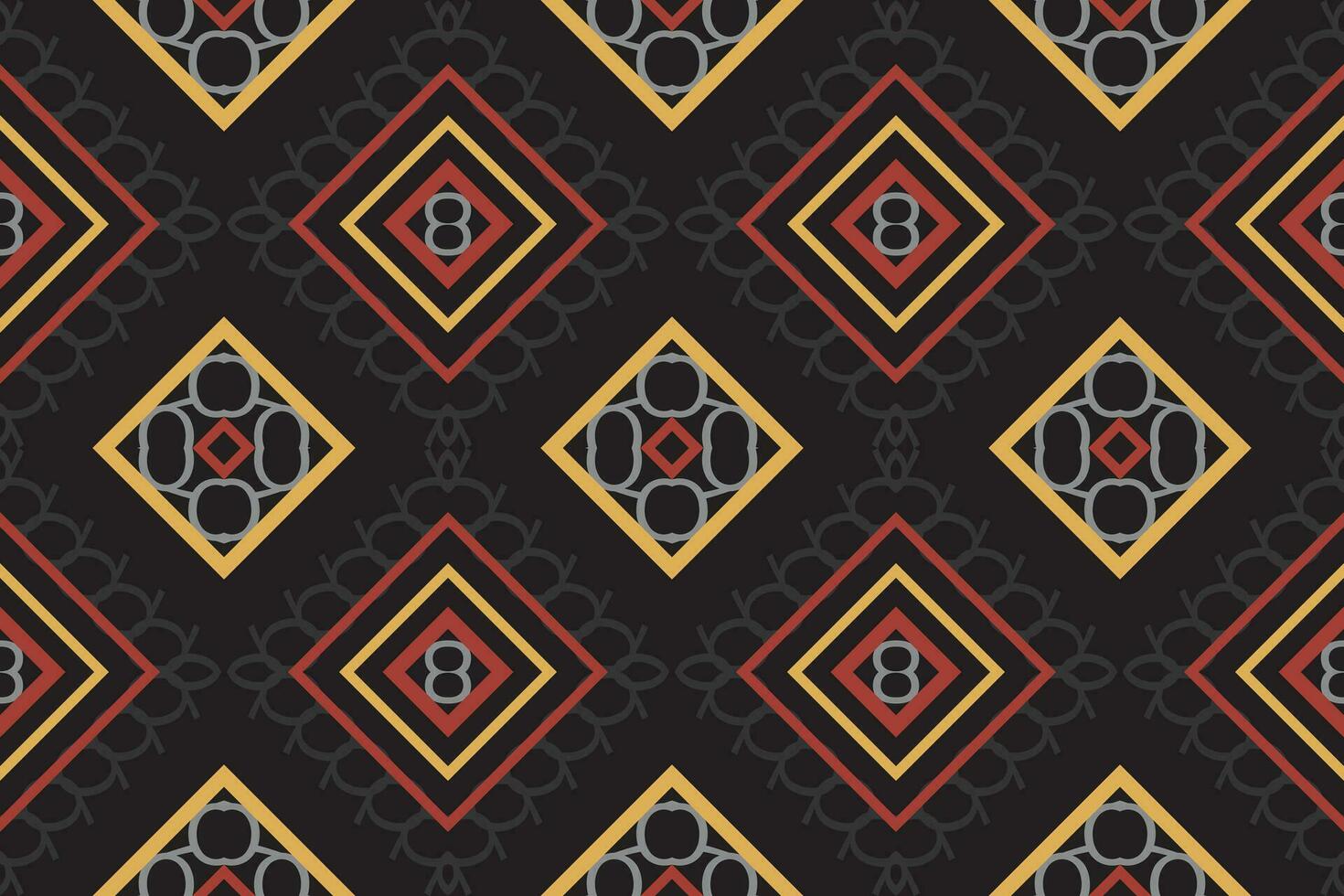 Ethnic pattern Philippine textile. traditional patterned carpets It is a pattern created by combining geometric shapes. Create beautiful fabric patterns. Design for print. vector