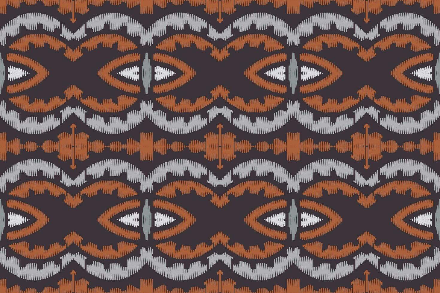 ikat damasco cachemir bordado antecedentes. ikat flores geométrico étnico oriental modelo tradicional.azteca estilo resumen vector ilustración.diseño para textura,tela,ropa,envoltura,pareo.