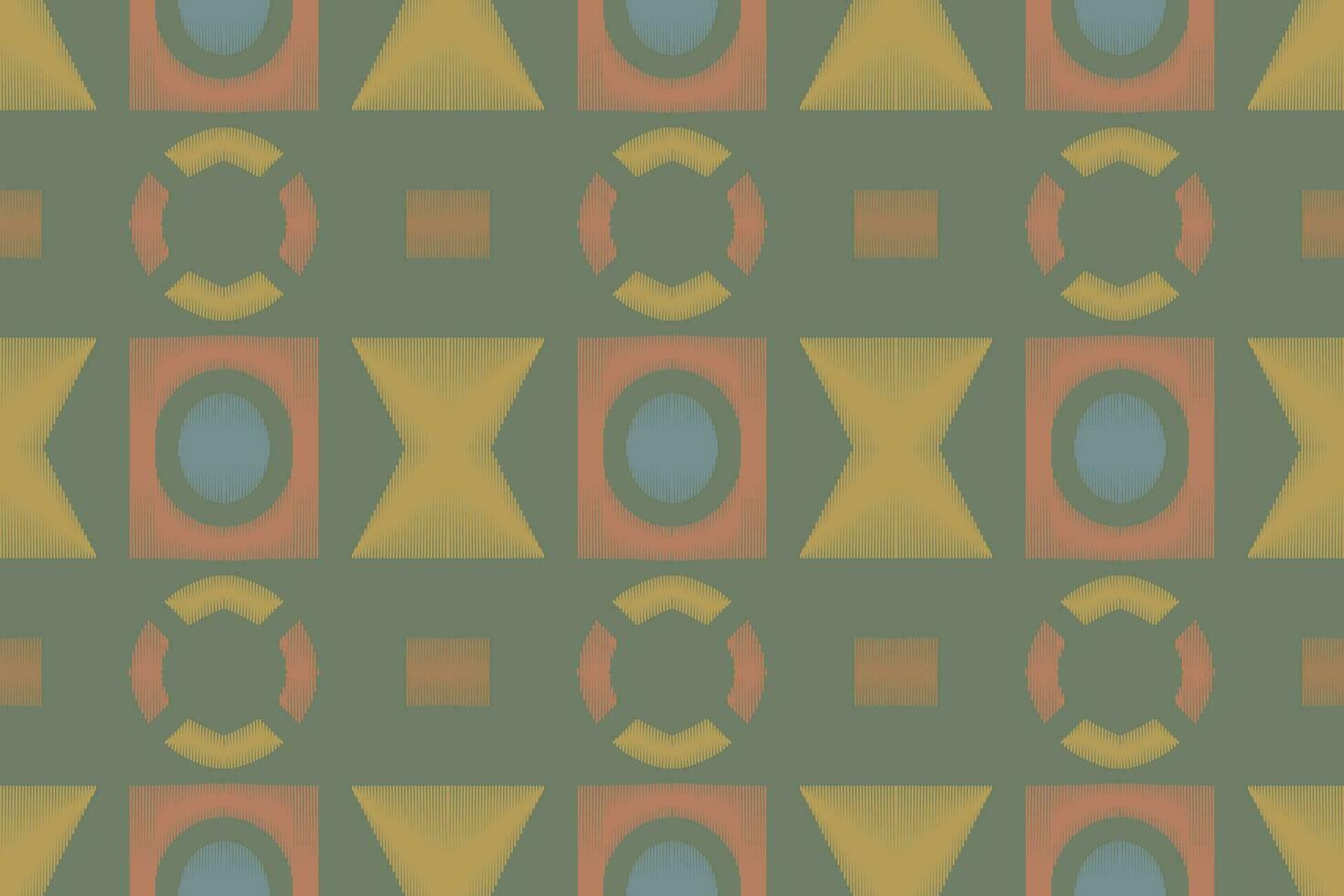 ikat floral cachemir bordado antecedentes. ikat marco geométrico étnico oriental modelo tradicional. ikat azteca estilo resumen diseño para impresión textura,tela,sari,sari,alfombra. vector
