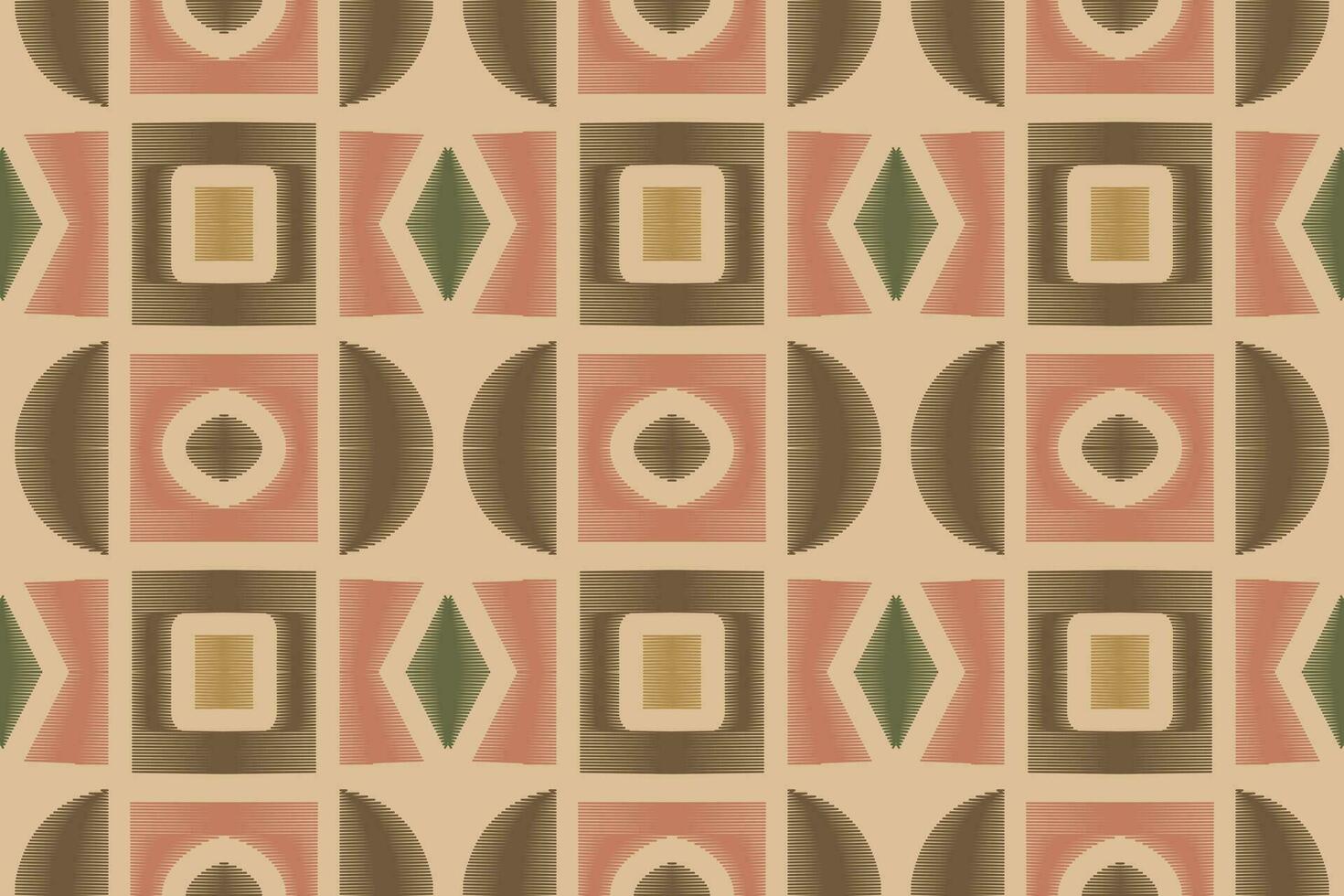 ikat floral cachemir bordado antecedentes. ikat flor geométrico étnico oriental modelo tradicional. ikat azteca estilo resumen diseño para impresión textura,tela,sari,sari,alfombra. vector