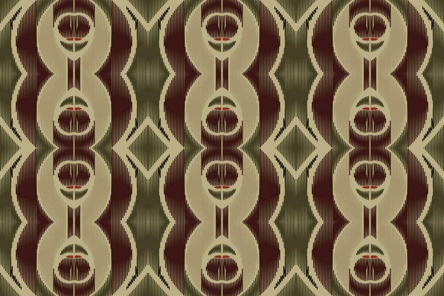 motivo ikat cachemir bordado antecedentes. ikat rayas geométrico étnico oriental modelo tradicional. ikat azteca estilo resumen diseño para impresión textura,tela,sari,sari,alfombra. vector