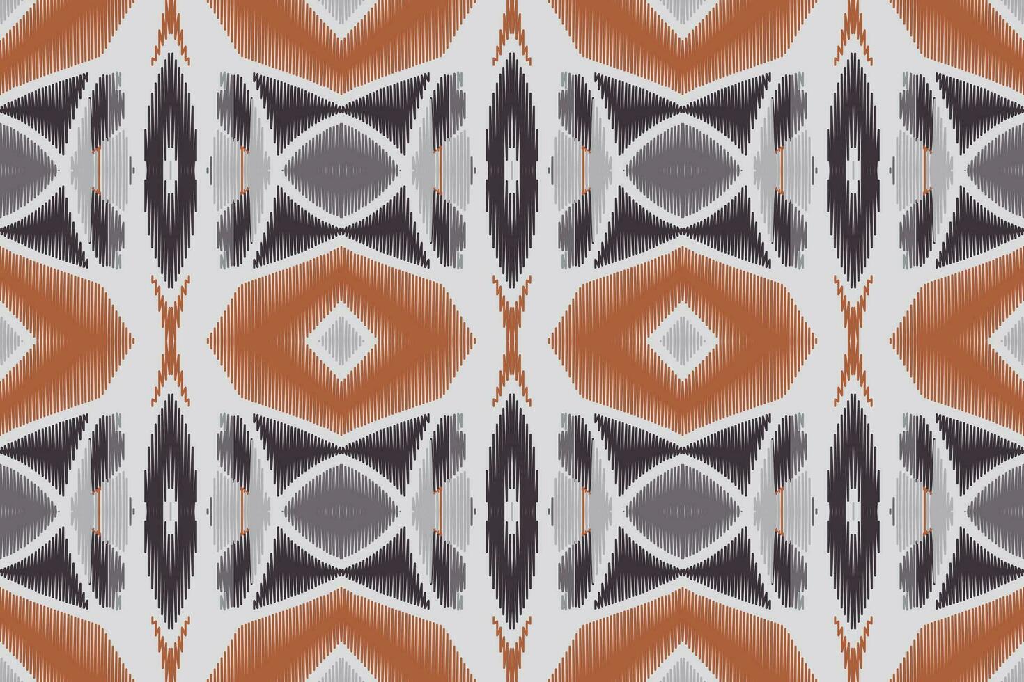 Motif Ikat Floral Paisley Embroidery Background. Ikat Flower Geometric Ethnic Oriental Pattern Traditional. Ikat Aztec Style Abstract Design for Print Texture,fabric,saree,sari,carpet. vector