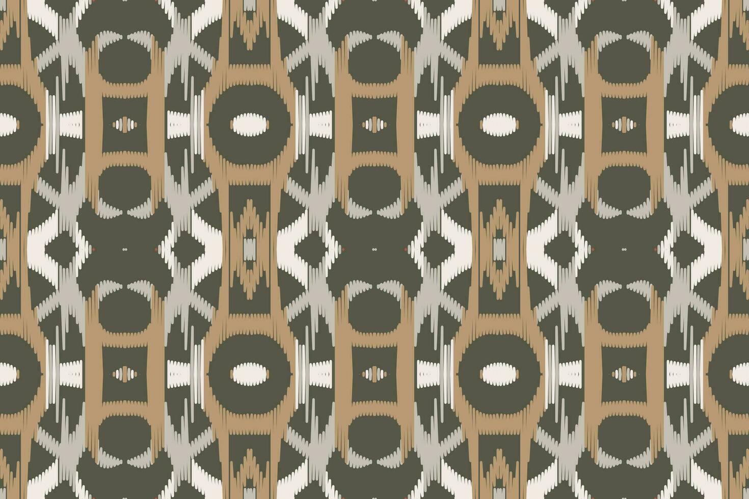 Motif Ikat Seamless Pattern Embroidery Background. Ikat Triangle Geometric Ethnic Oriental Pattern traditional.aztec Style Abstract Vector design for Texture,fabric,clothing,wrapping,sarong.