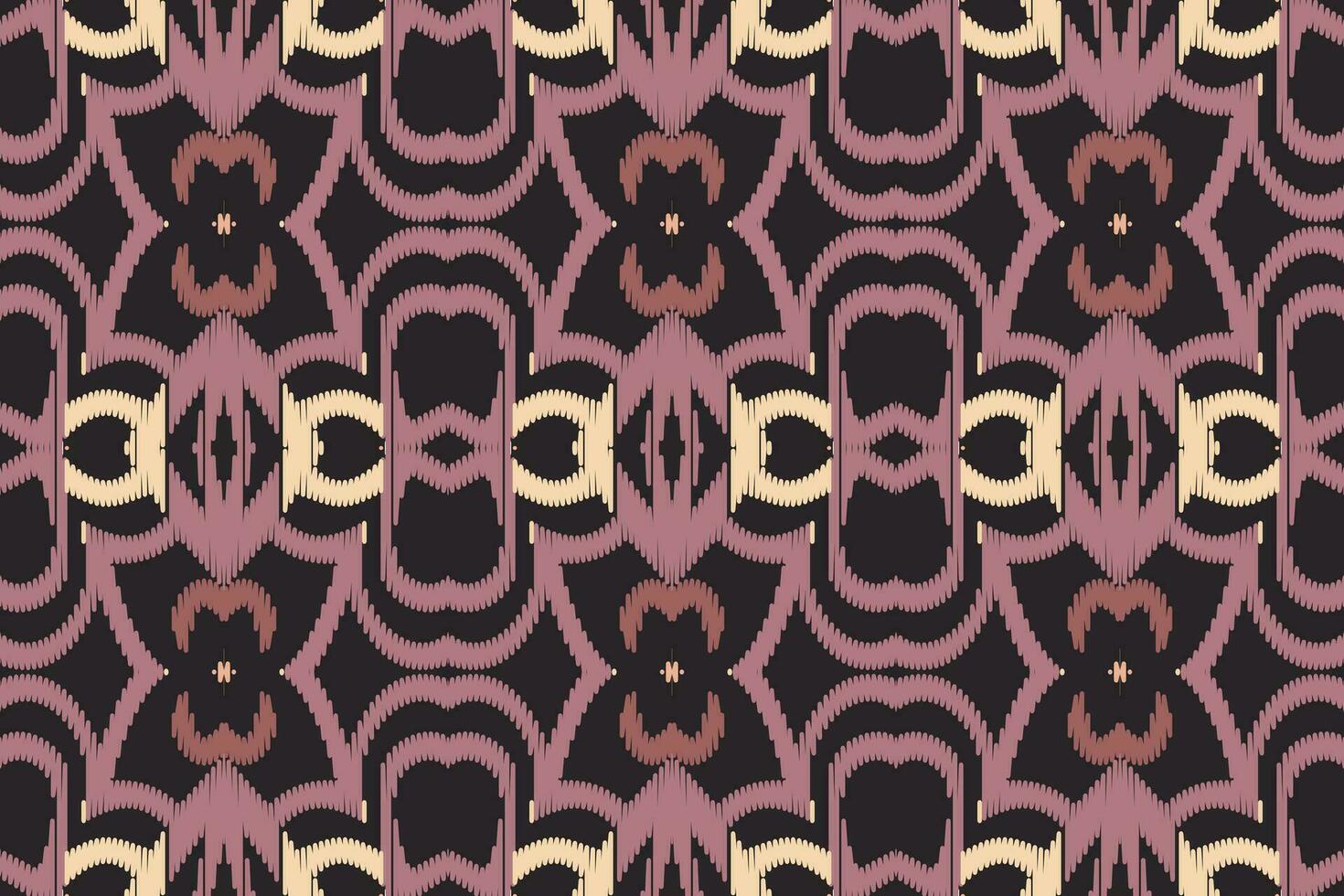Ikat Seamless Pattern Embroidery Background. Ikat Patterns Geometric Ethnic Oriental Pattern traditional.aztec Style Abstract Vector design for Texture,fabric,clothing,wrapping,sarong.