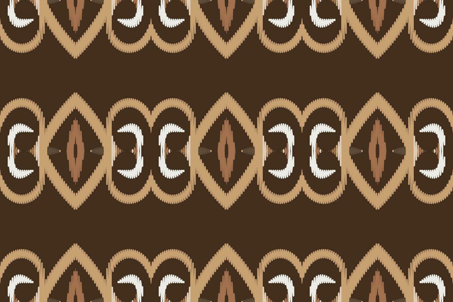 Ikat Seamless Pattern Embroidery Background. Ikat Vector Geometric Ethnic Oriental Pattern Traditional. Ikat Aztec Style Abstract Design for Print Texture,fabric,saree,sari,carpet.