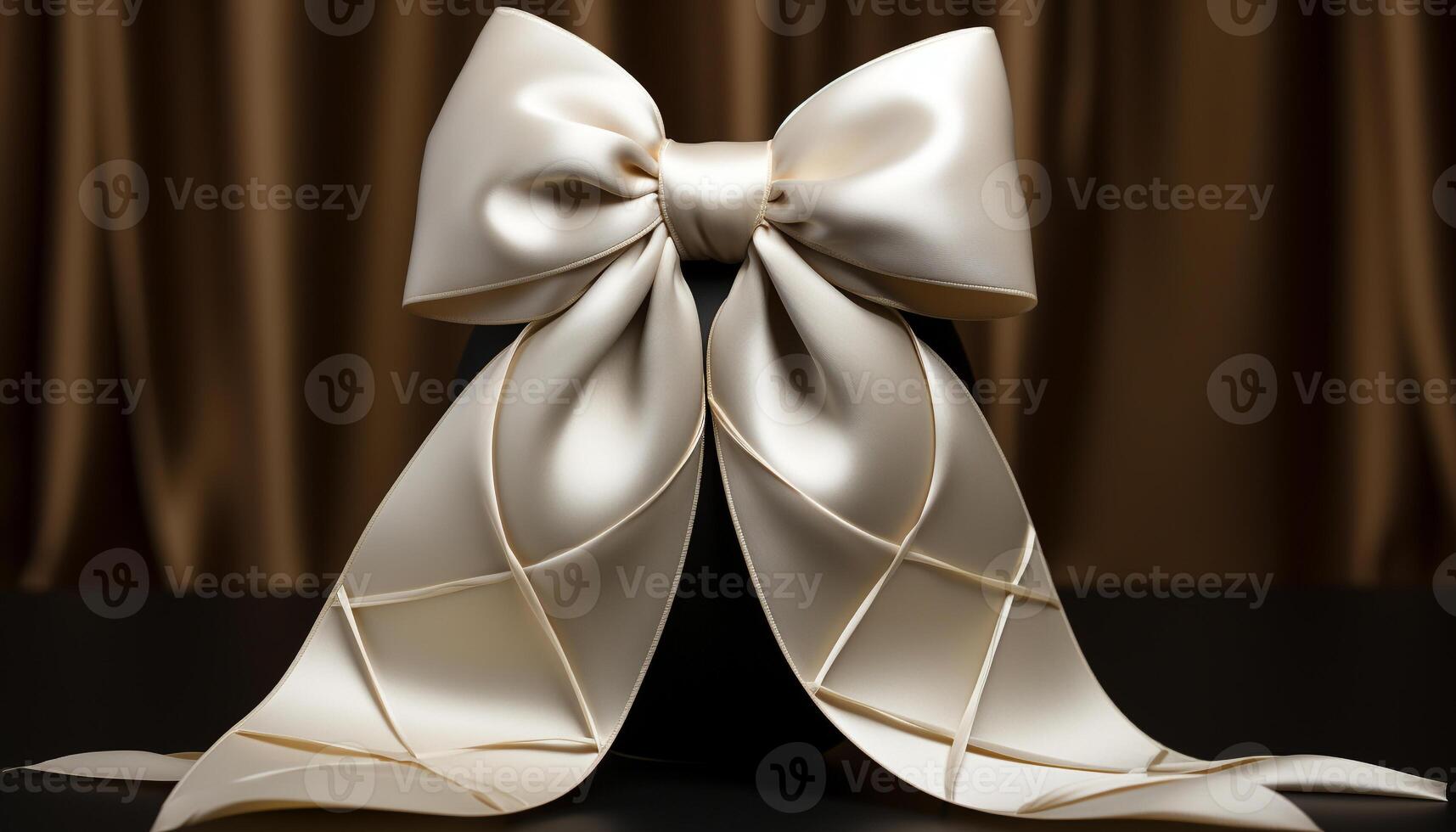 Celebration gift tied knot symbolizes elegance and luxury in weddings generated by AI photo