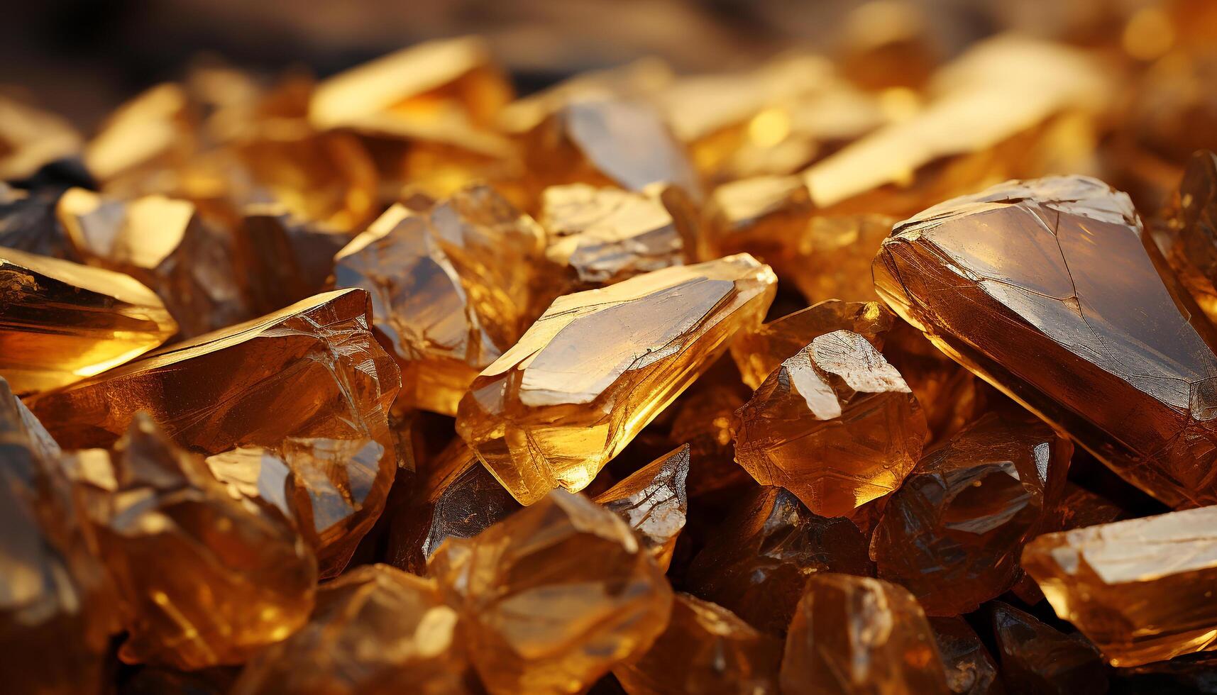 Gemstone close up nature precious object, vibrant color, shiny jewelry generated by AI photo