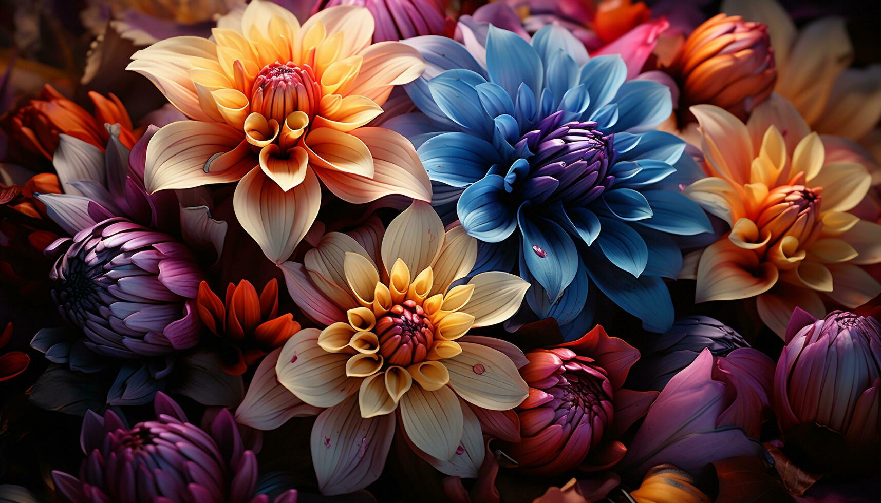 A vibrant bouquet of colorful flowers brings nature beauty indoors generated by AI photo