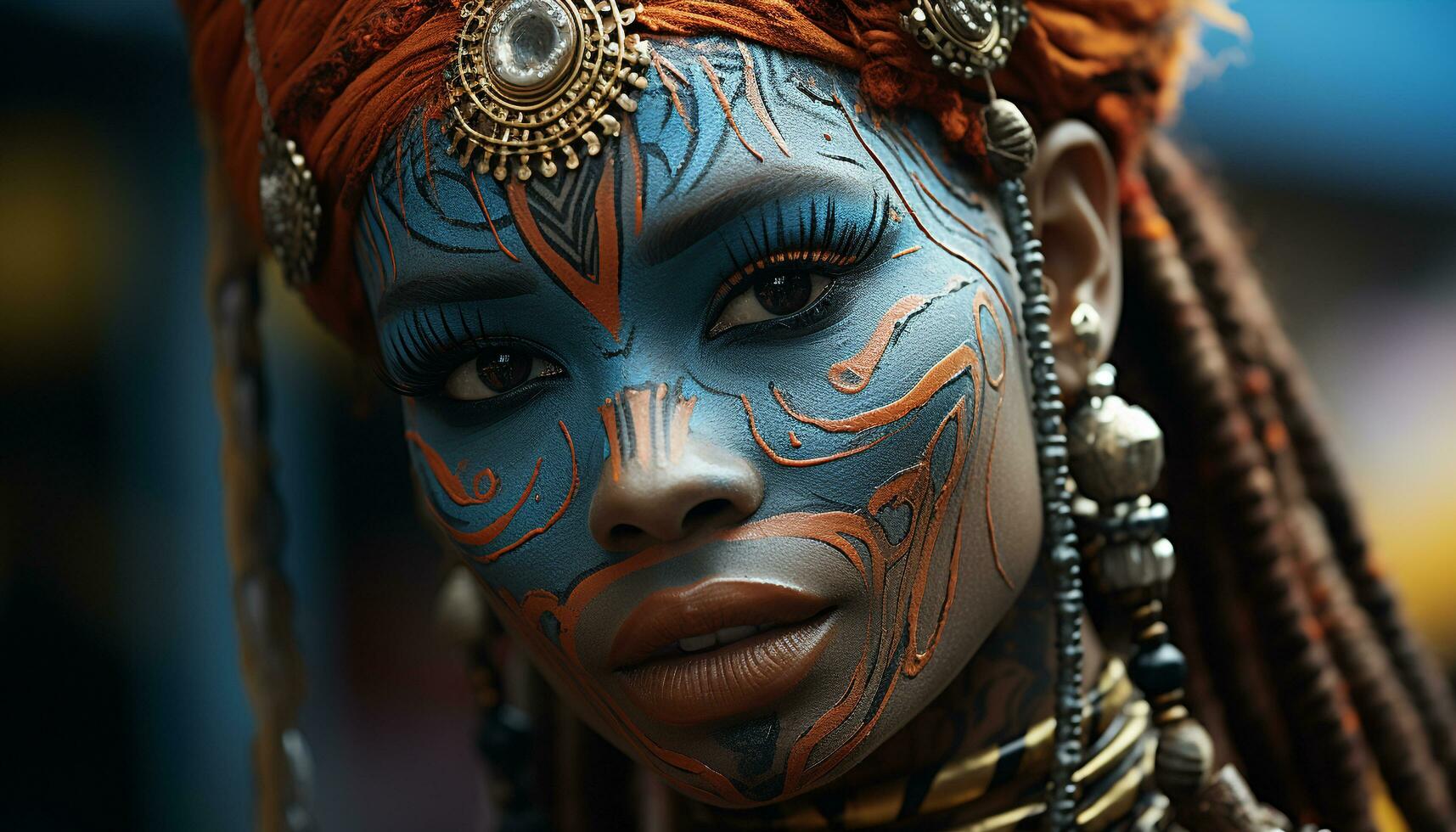 joven mujer en tradicional indio ropa, mirando a cámara con elegancia y belleza generado por ai foto