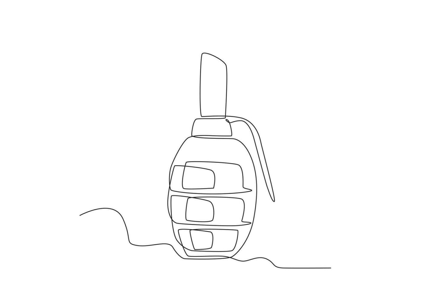 A hand grenade for war vector