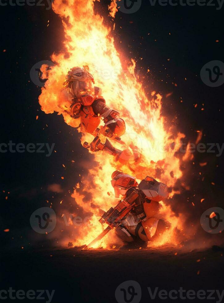 Fire Flar Background photo