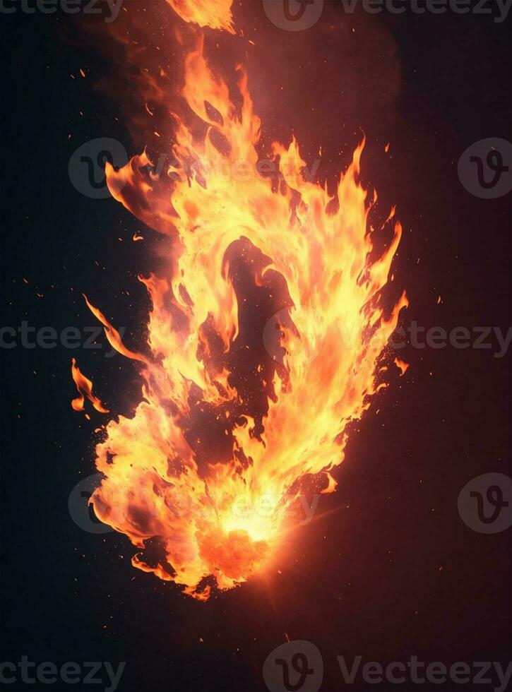 Fire Flar Background photo