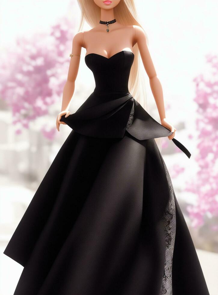 negro Barbie niña foto