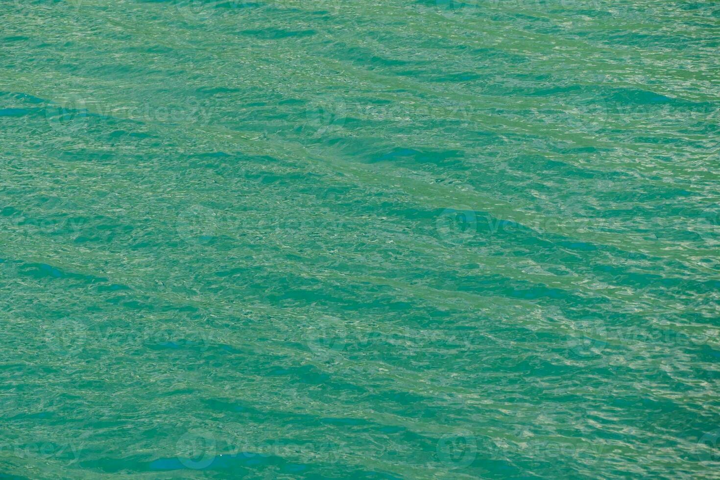 the water is green and has ripples photo
