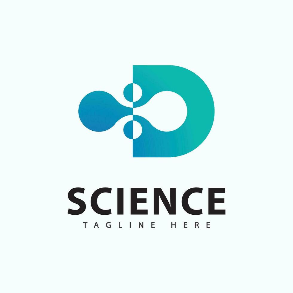 Molecule logo icon template for science brand identity. vector