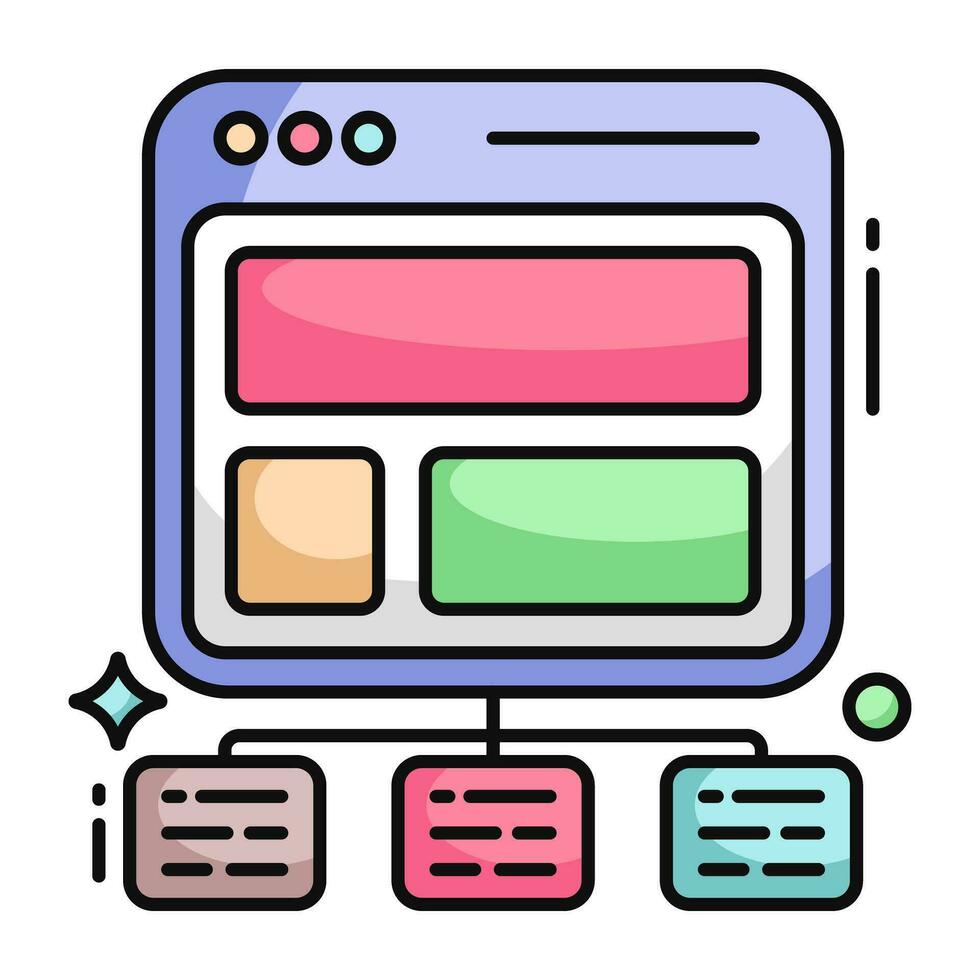 A premium download vector of web design