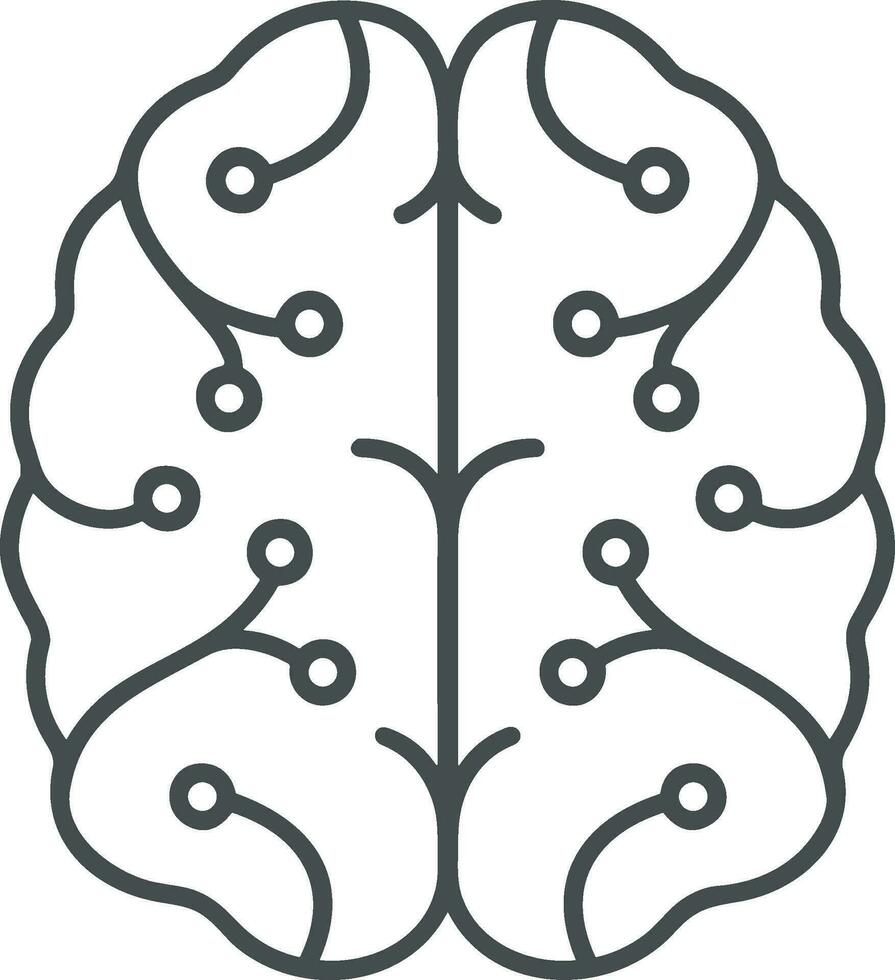 Artificial Intelligence icon symbol vector image. Illustration of the ...