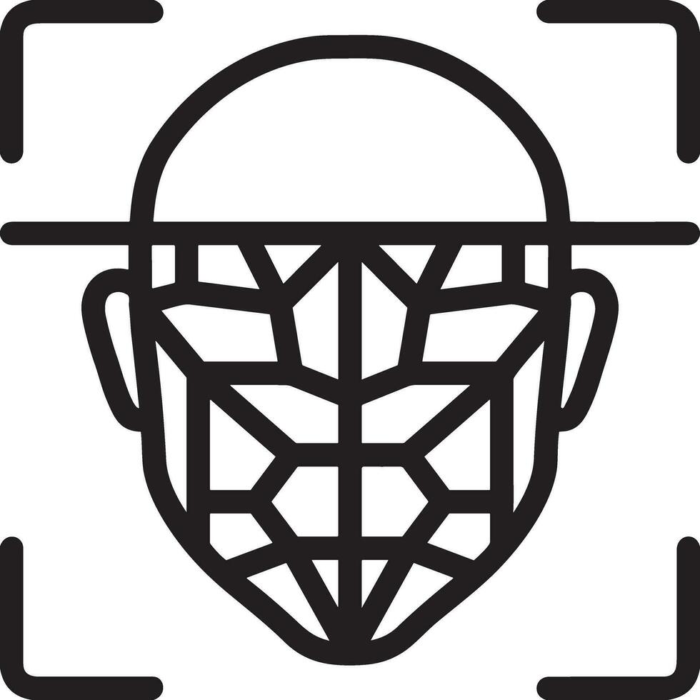 Artificial Intelligence icon symbol vector image. Illustration of the brain robot learning human smart algorithm design image.