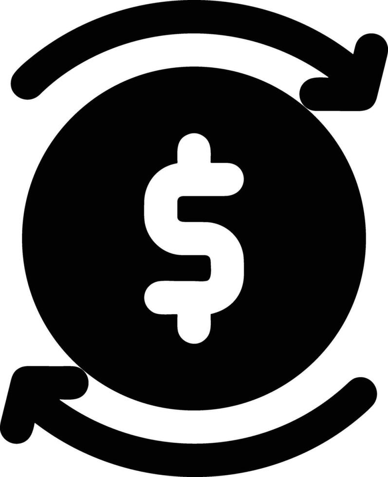 Money exchange payment icon symbol vector image. Illustration of the dollar currency coin graphic design image