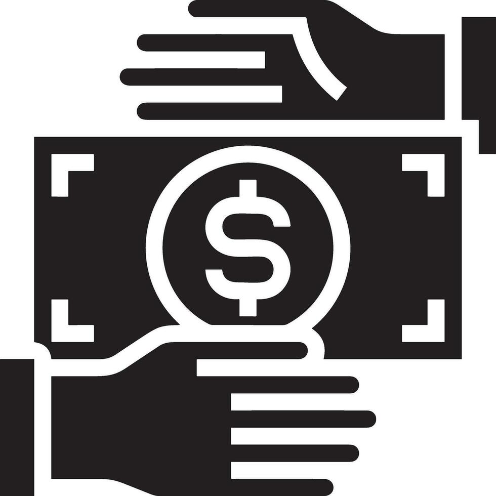 Money exchange payment icon symbol vector image. Illustration of the dollar currency coin graphic design image