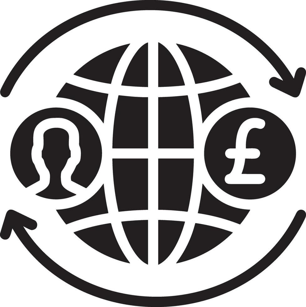 Money exchange payment icon symbol vector image. Illustration of the dollar currency coin graphic design image