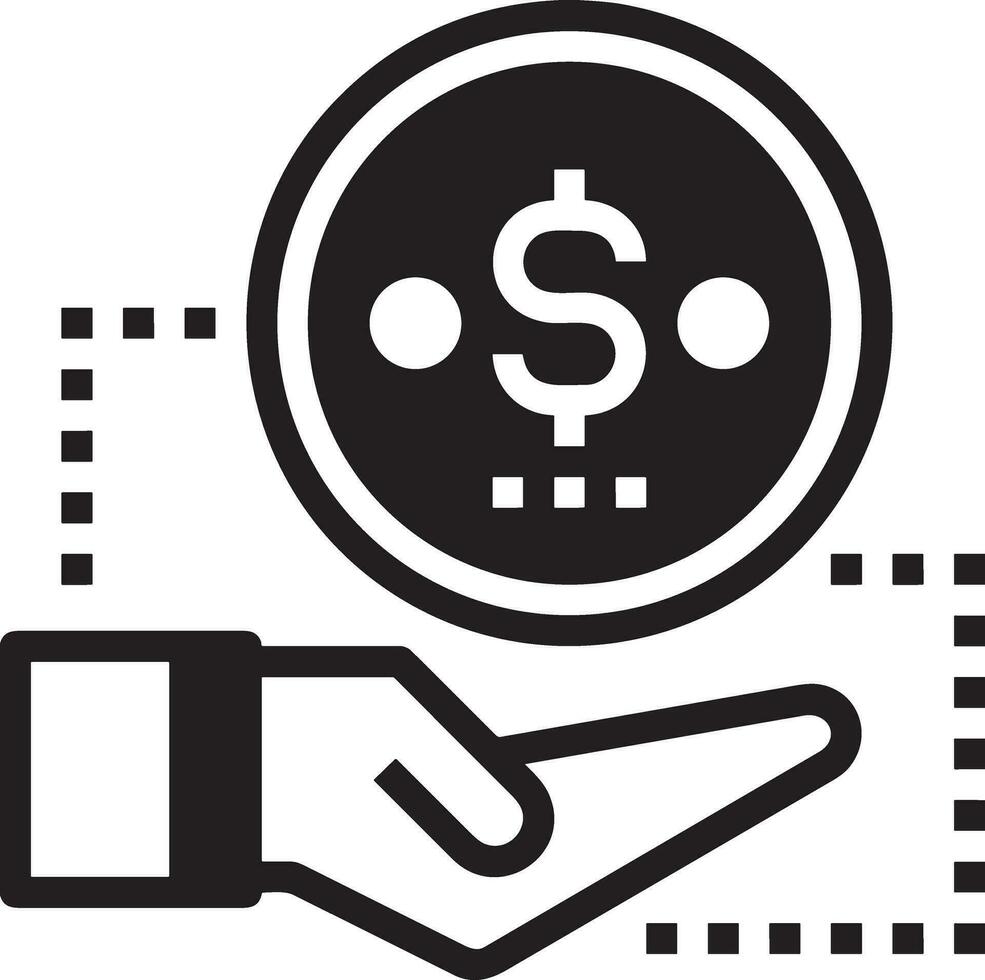 Money exchange payment icon symbol vector image. Illustration of the dollar currency coin graphic design image