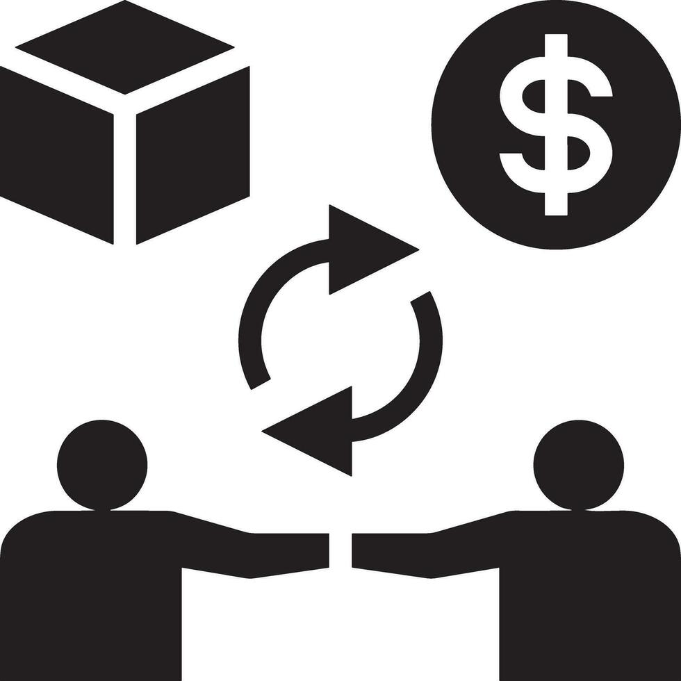 Money exchange payment icon symbol vector image. Illustration of the dollar currency coin graphic design image
