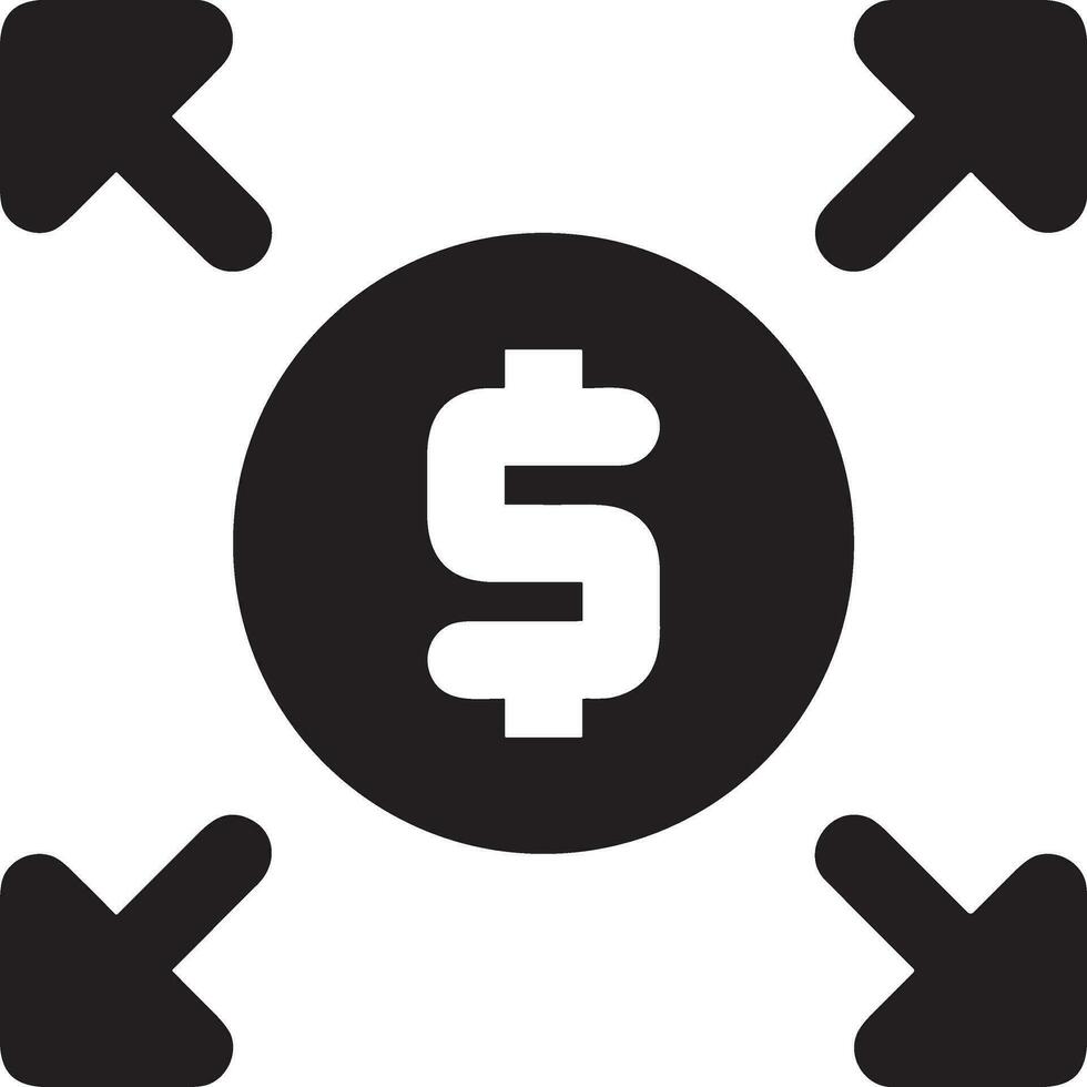 Money exchange payment icon symbol vector image. Illustration of the dollar currency coin graphic design image