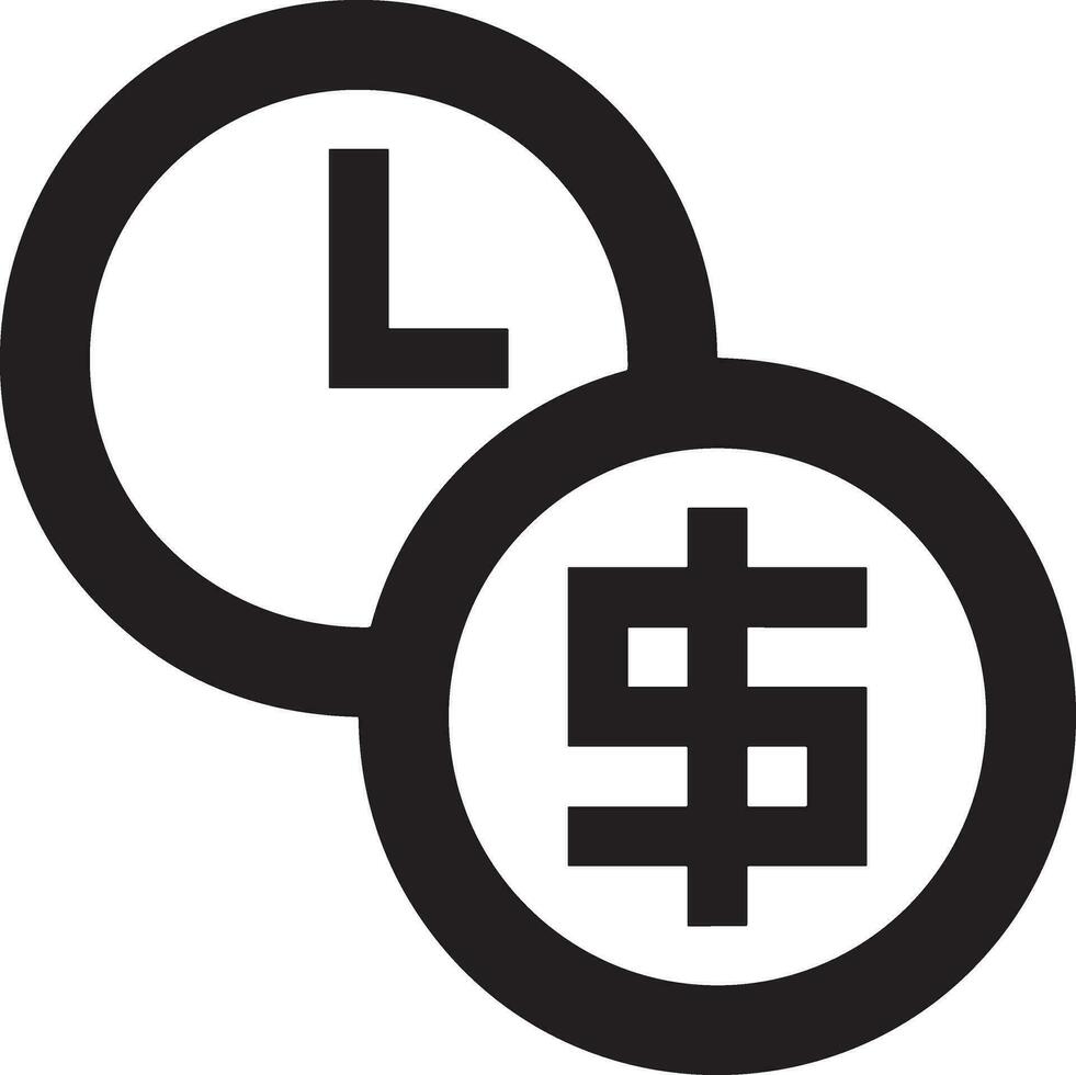 Money exchange payment icon symbol vector image. Illustration of the dollar currency coin graphic design image