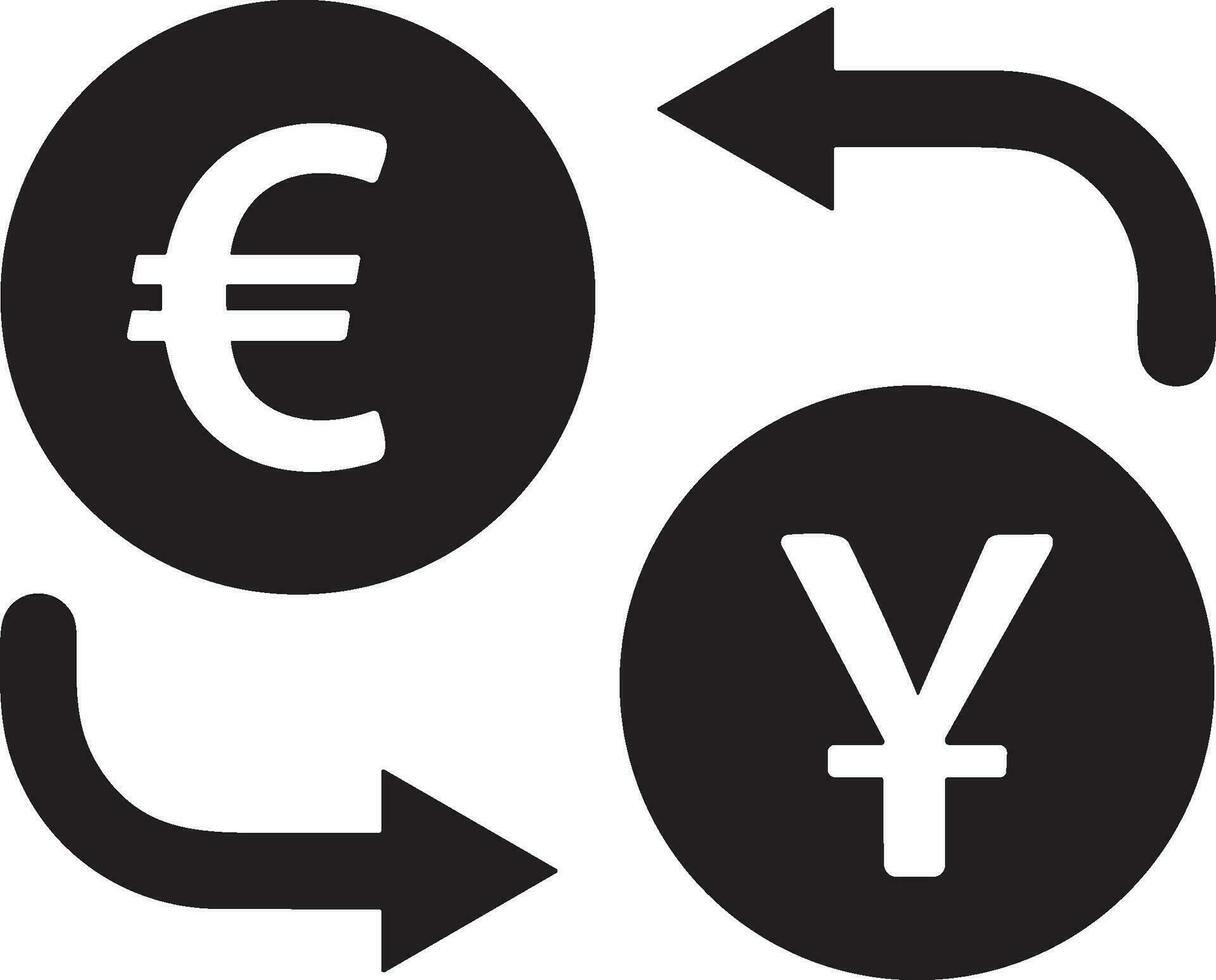 Money exchange payment icon symbol vector image. Illustration of the dollar currency coin graphic design image