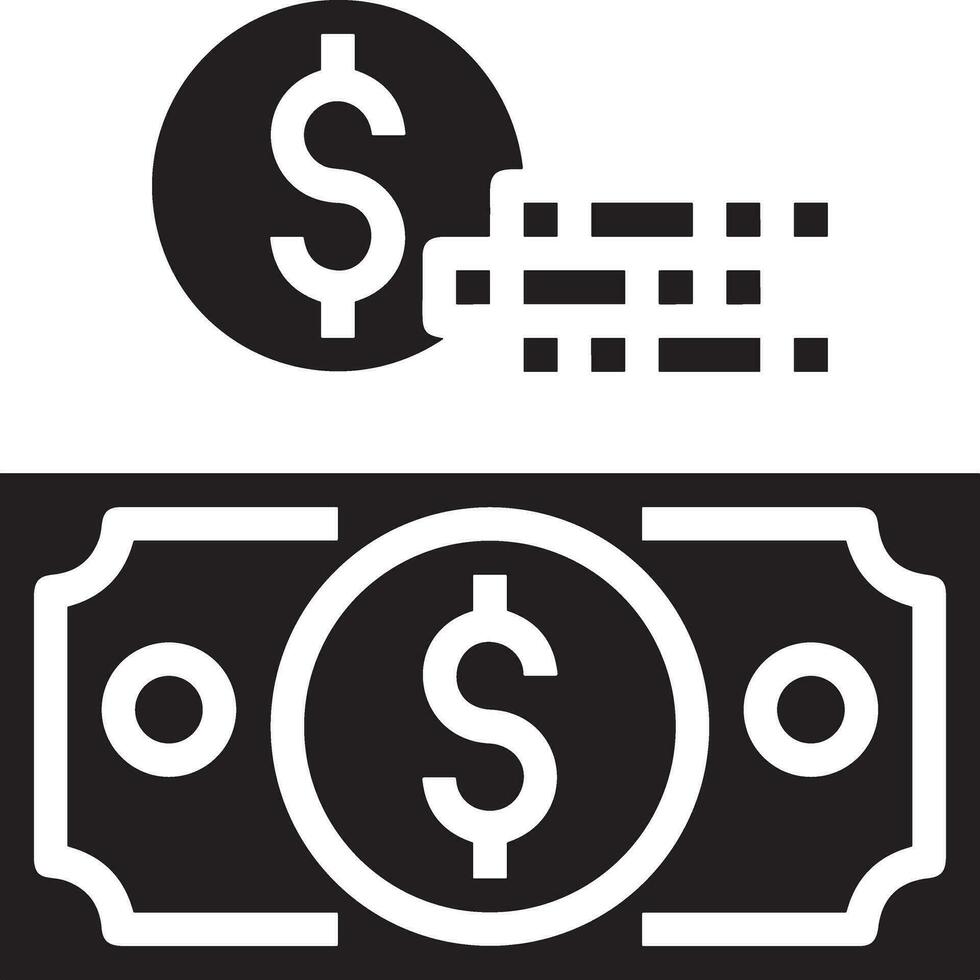 Money exchange payment icon symbol vector image. Illustration of the dollar currency coin graphic design image