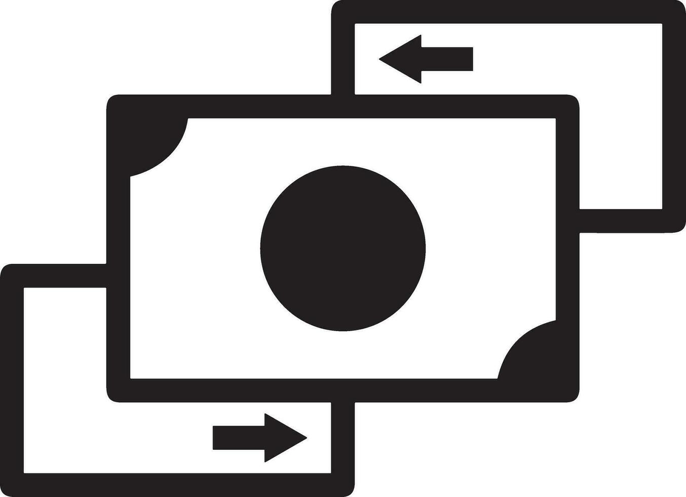 Money exchange payment icon symbol vector image. Illustration of the dollar currency coin graphic design image