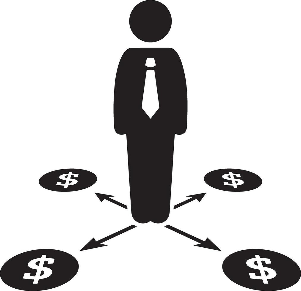 Money exchange payment icon symbol vector image. Illustration of the dollar currency coin graphic design image