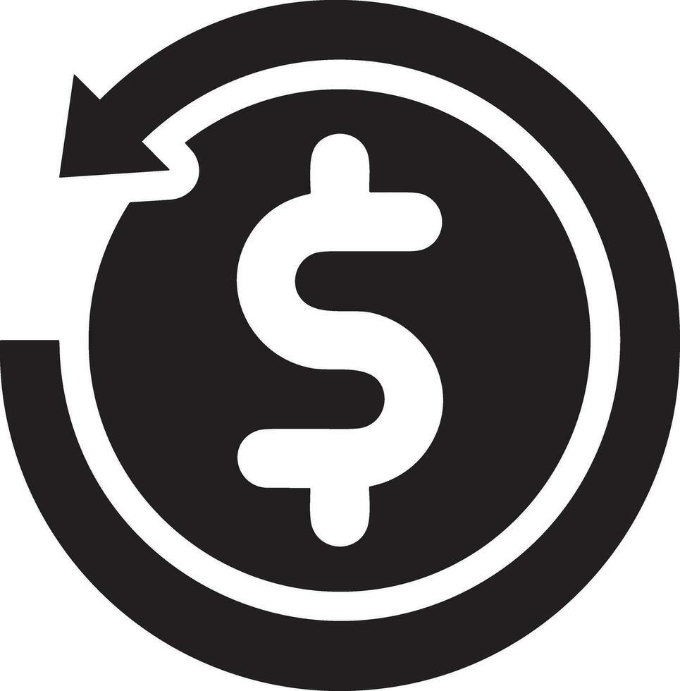 Money exchange payment icon symbol vector image. Illustration of the dollar currency coin graphic design image