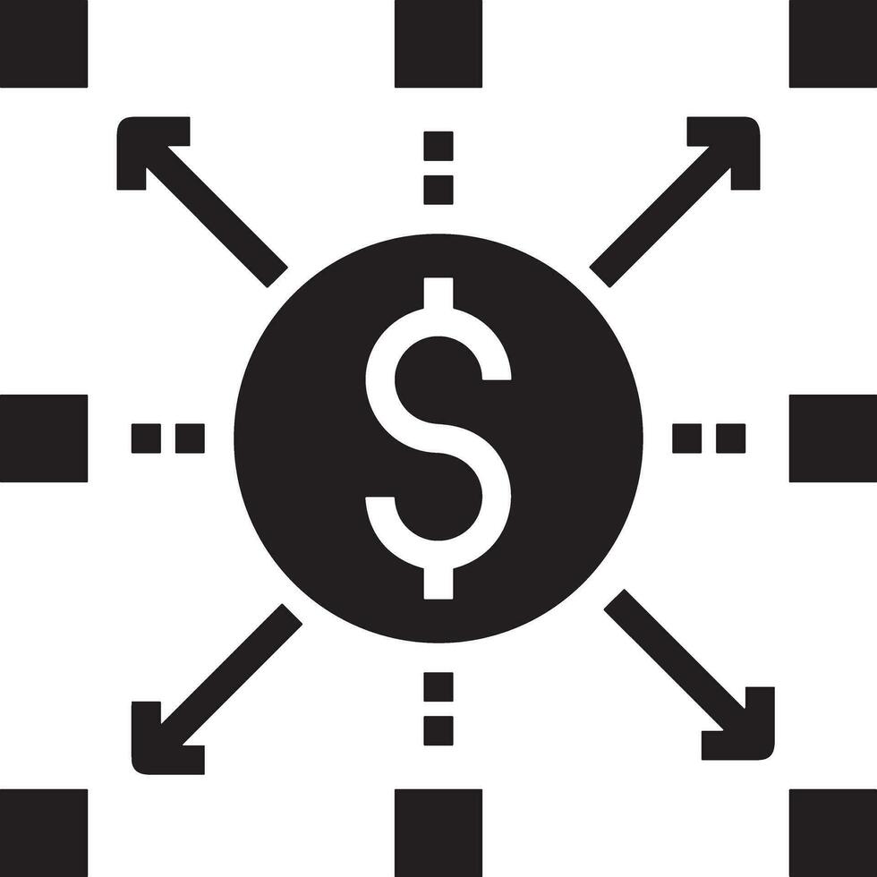 Money exchange payment icon symbol vector image. Illustration of the dollar currency coin graphic design image